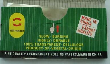 Extra long transparent rolling paper in custom branded packaging (110x36mm) image