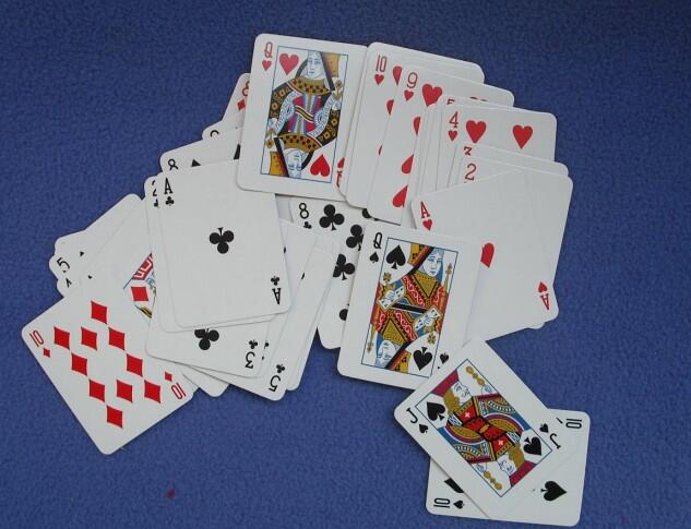 Mini size custom printed playing cards image