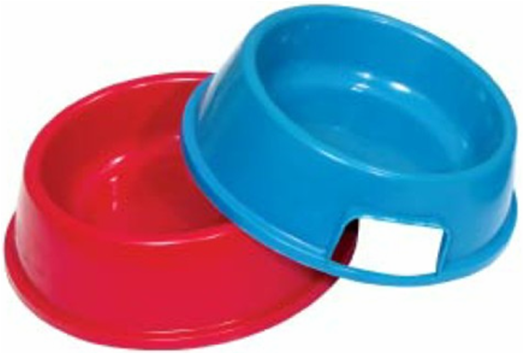 Pet bowl medium in your custom  colour  (18 x 14 x 5.5cm) image