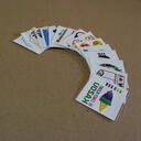 Temporary tattoo 50x50mm with custom print image