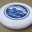 Standard disc golf frisbee graphic