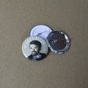 Metal button badge 40mm with custom print image