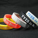 Silicone wristbands 1/2" wide image