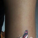 Temporary tattoo 50x50mm with custom print image