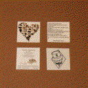 Temporary tattoo 50x50mm with custom print image