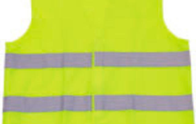 Basic safety jacket for extra visibility image