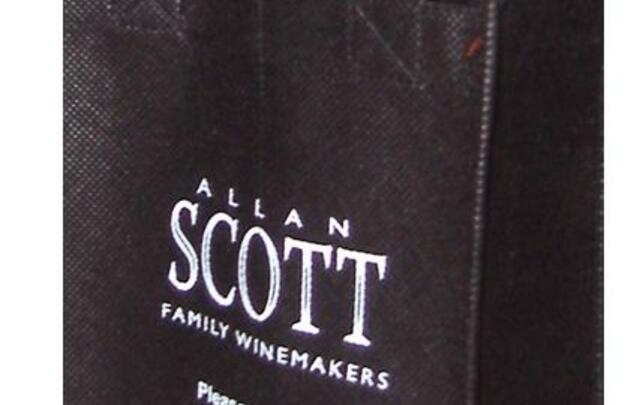 Custom printed PP non-woven wine bag for 2 bottles  image