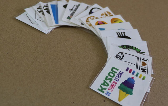 Temporary tattoo 50x50mm with custom print image