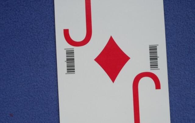 Extra large custom printed playing cards image