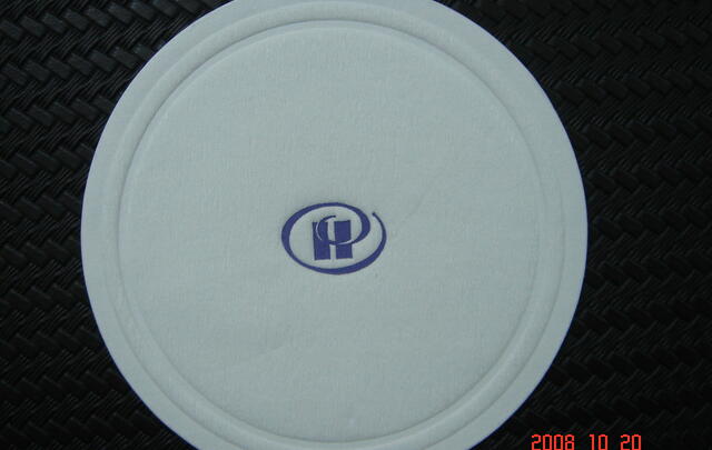 Custom printed / debossed paper coaster 85mm image