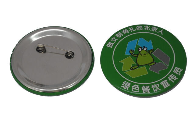 Metal button badge 58mm with bespoke print image