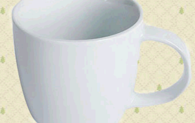 Custom logo ceramic mug 8.5x7.4x9cm image