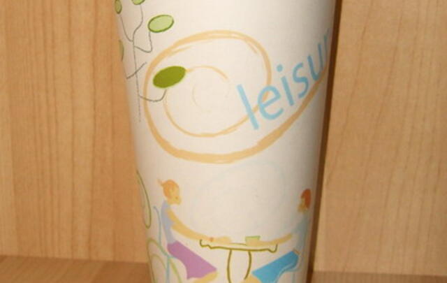 Paper cup 22 oz with single wall  and custom print image