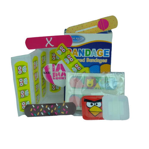Printed adhesive bandages Printed adhesive bandages