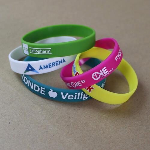 Silicone wristbands 1/2" wide image