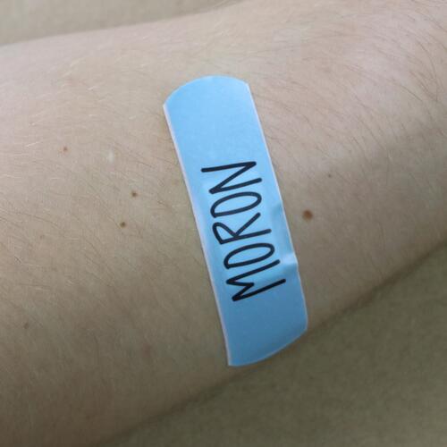 Plaster 76x19mm with your custom printing PE Plaster 76x19mm with your custom printing image