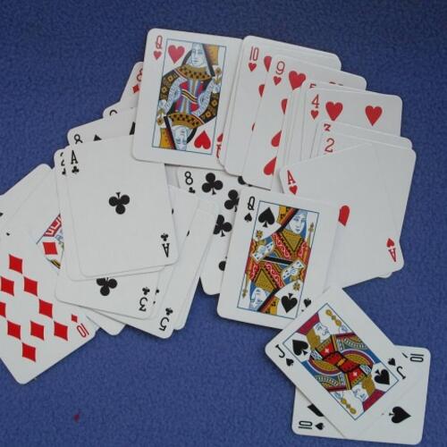 Extra small size custom printed playing cards Mini size custom printed playing cards image