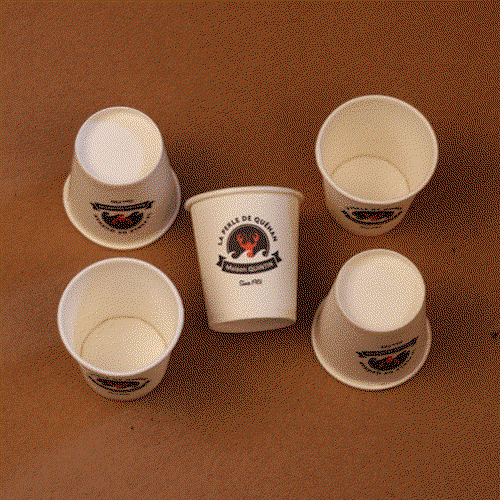 Paper cup 2.5 oz with custom printed and single wall image