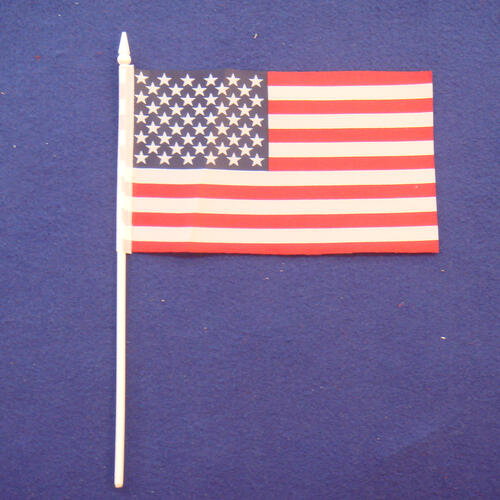 Custom printed hand held flag 10x15cm Custom printed hand held flag 10x15cm image