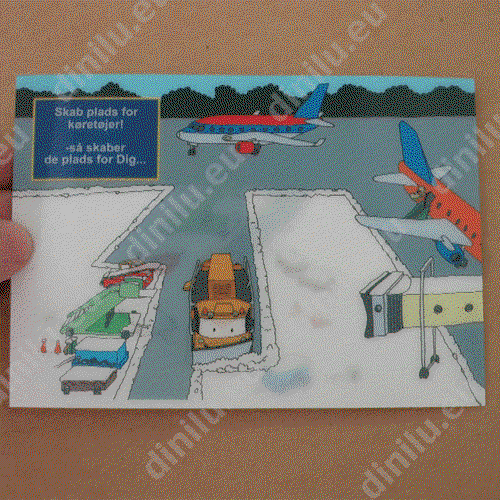 Lenticular postcard, 105x148mm (A6) image